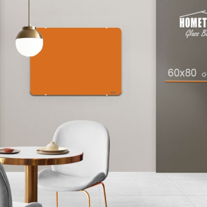گلس برد 60x80 cm نارنجی
