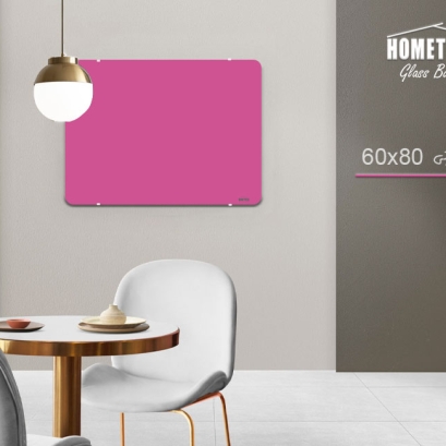 گلس برد   60x80 cm صورتی