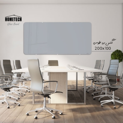 گلس برد  200x100  cm طوسی