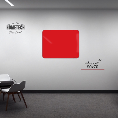 گلس برد   90x70 cm قرمز