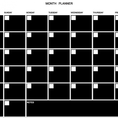 Month planners Month planners