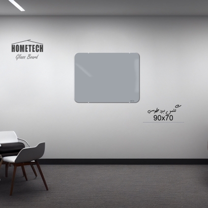 گلس برد   90x70 cm طوسی