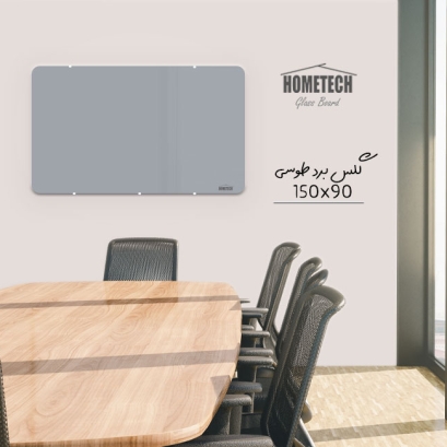 گلس برد  150x90 cm طوسی