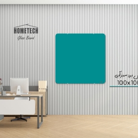گلس برد  100x100 cm سبز آبی گلس برد  100x100 cm سبز آبی